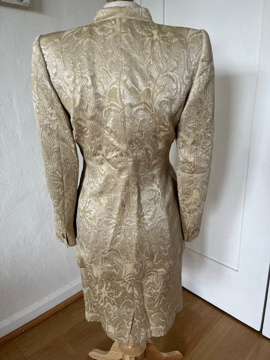 1980's ESCADA Dress Suit from behind on a mannequin