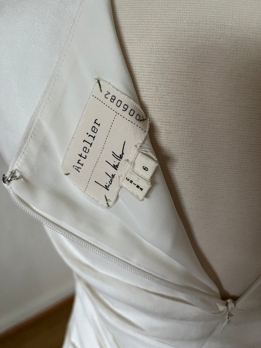 2000's Nicole Miller Sleeveless Knee-Length Cotton Dress