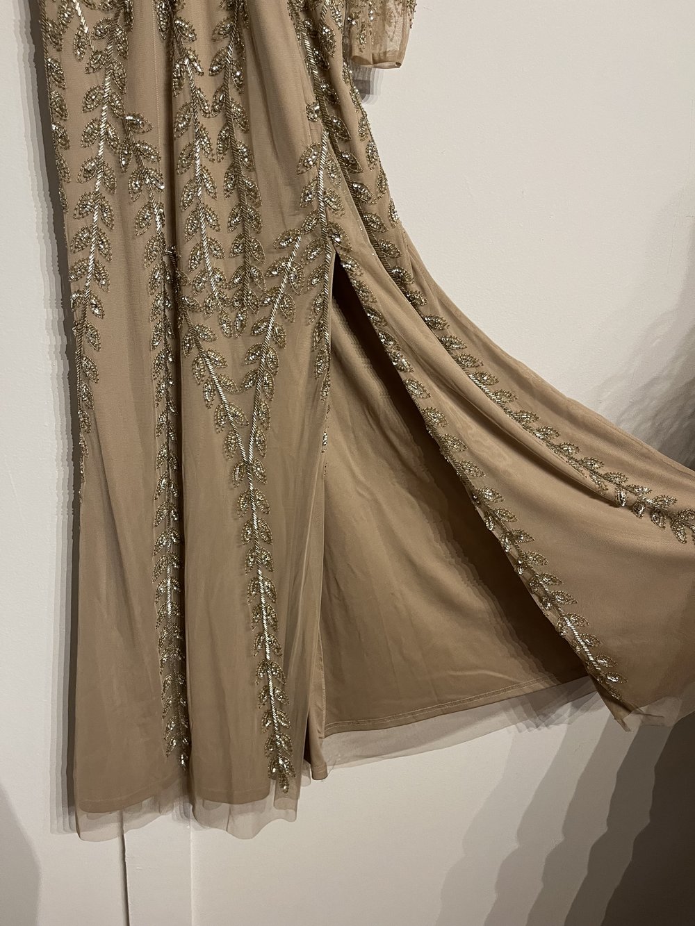2010's Adrianna Papell Mesh Gown