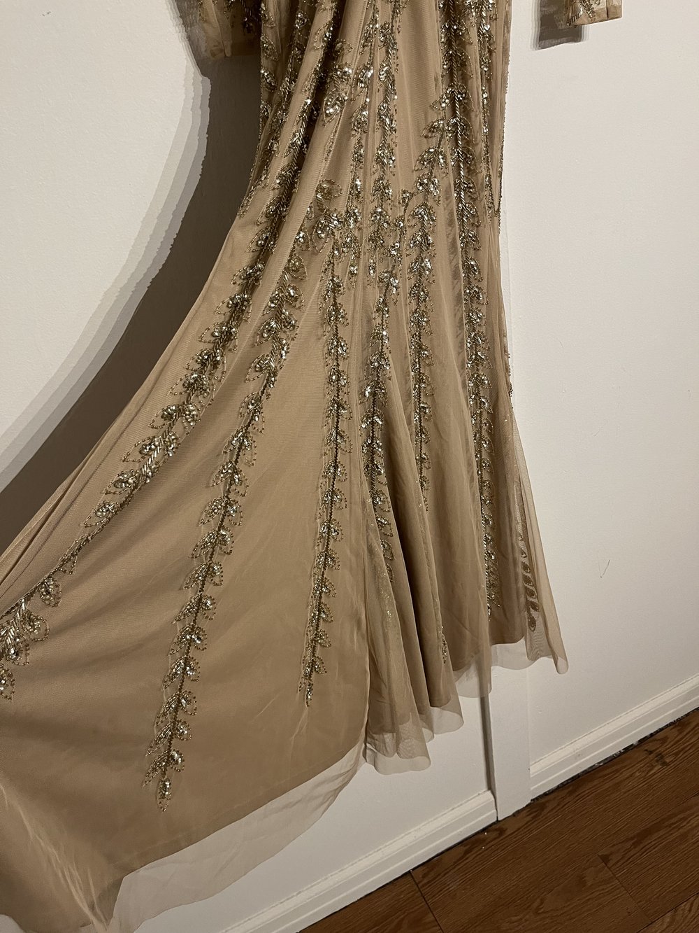 2010's Adrianna Papell Mesh Gown